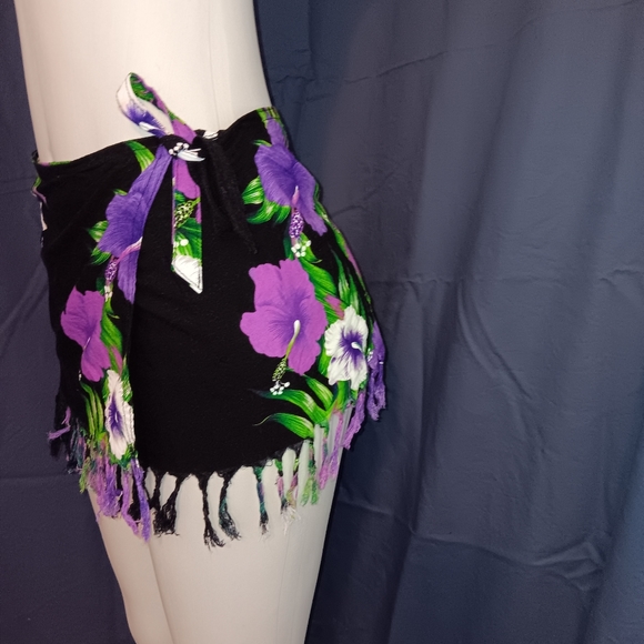 Thai Two Mini Sarong Bathing Suit wrap - Picture 3 of 5